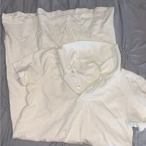 TNA White Button-Up dress